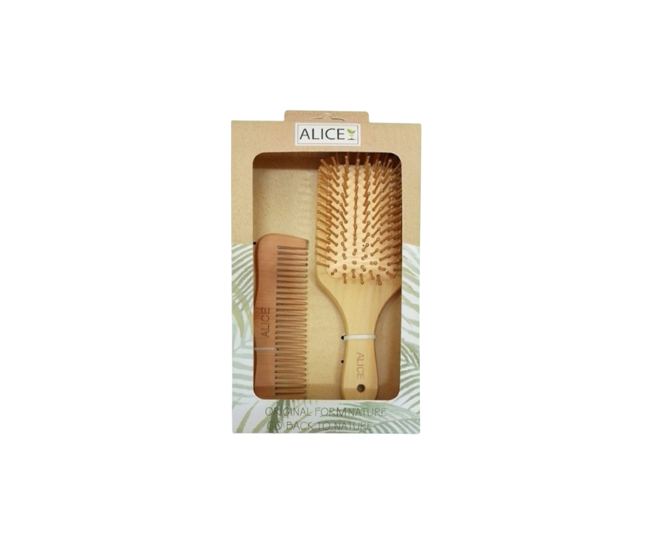 اليس فرشه شعر خشب+مشط